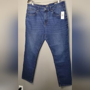 Buffalo Slim Straight Men's Blue Jeans NWT 38/32 Denim Casual Stretch